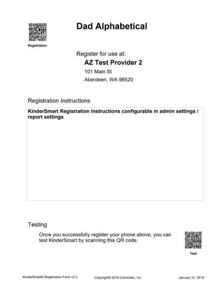 An image showing the KinderSign Sponsor registration form